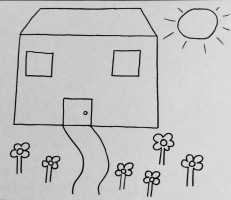 18 Outline of a house